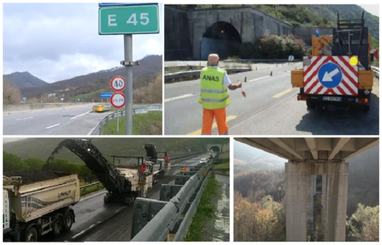 Prove di carico a Borello (Cesena), un tratto della E45 chiuso al traffico in orario notturno