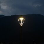 lampione luce a led