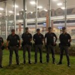 polizia in stazione a riccione