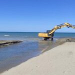 lavori arenile riccione