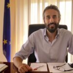 il sindaco di Cotignola Luca Piovaccari