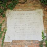 Lapide Caterina Sforza Gìardini del Torrione