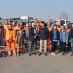 Giornata Ecologica di Benassi srl Pietro Benassi con sindaco Francesco Monica