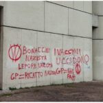 scritte naziste bonaccini lepore