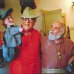 Otello Sarzi e Federico Fellini