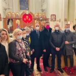 sindaco parroco e volontari di chiesa san michele