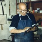 Bruscaglia nel suo studio 1983