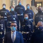 Mezzacapo con agenti di Polizia Locale