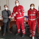 Presidente Ranieri consegna a Croce Rossa