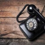 Retro style dial phone