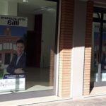 la sede elettorale di Billi in Viale Marconi 25