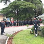 Deposizione corona la monumento di Spazzoli