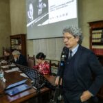 Marco Gulinelli assessore cultura _ Inaugurazione Arte e letteratura_Longhi, Bassani, Pasolini e Testori_Biblioteca Ariostea