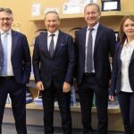 da sinistra Presidente Esecutivo Gruppo Hera Cristian Fabbri, AD F.lli Franchini Pierpaolo e Marco Franchini e AD Hera Comm Isabella Malagoli (1)