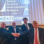 da-sx-G.Amato-pres.-SNIDI_-S.-Bonaccini-pres.Emila-Romagna_-L.-Corradi-ceo-Trenitalia_-G.-Calzolari-pres.-BolognaFiera-Spa-scaled