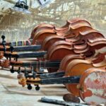 violini sporchi di fango