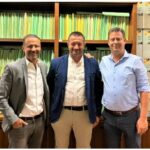 Da sx Carlo Fagioli – Laurano Zanetti – Carl Sarens