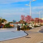 Il lungomare di Cattolica dopo i lavori di riqualificazione