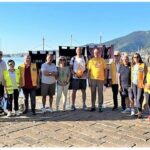 Il governatore del Distretto Lions 108 Tb alla partenza del cammino da La Spezia