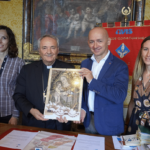 Da sinistra, Laura Bertozzi, mons. Livio Corazza, Roberto Malaguti, Beatrice Casadei