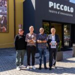 Da sx Claudio Casadio, Assessore Valerio Melandri, Sindaco Gian Luca Zattini, Ruggero Sintoni