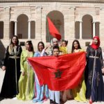 Ihsane e alcuni esponenti della comunità marocchina a Reggio Emilia
