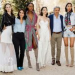 Francesca Liberatore (seconda da sx) con alcune modelle e l’assessore Marco Gulinelli