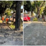 Marciapiedi viale Bidente