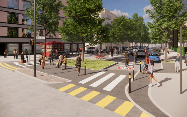 Bologna Città 30, partiti oggi i lavori in viale Oriani: ecco come sarà