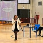 Elena Lombardi di Banca Centro Emilia ha introdotto le lezioni di educazione finanziaria agli studenti di Scandiano