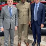 da sx Ambasciatore Pietrangeli, Ministro Mpanda, Piraccini
