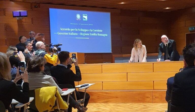 Meloni firma Accordo sul Fondo sviluppo e coesione. Bevilacqua (Ugl Emilia-Romagna): “Passaggio importante per sviluppo, crescita e ammodernamento infrastrutturale”