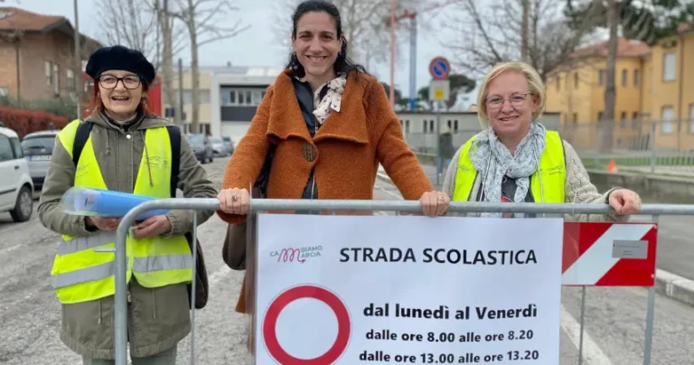 Cesena, una nuova strada scolastica di fronte alla scuola primaria “G. Pascoli” di San Vittore