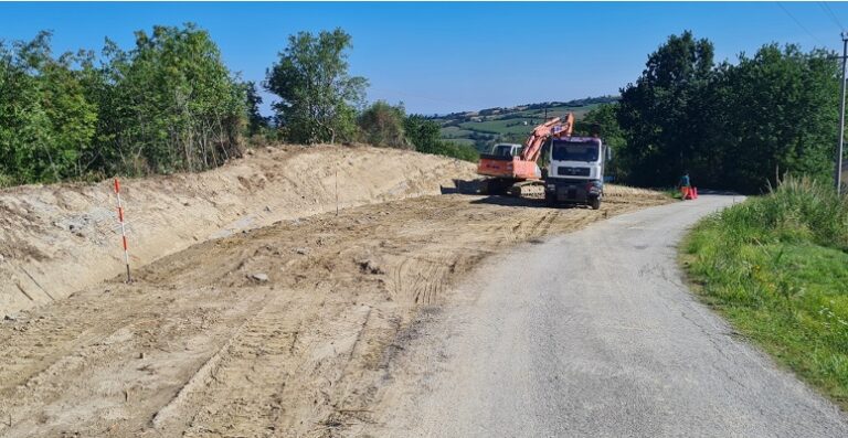 Meldola. Avvio dei lavori di messa in sicurezza della Strada Bagnolo 
