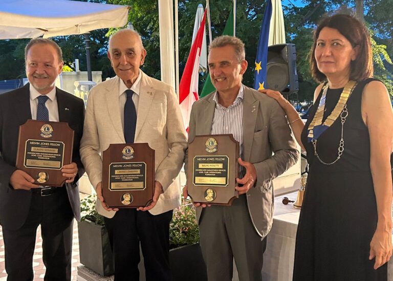 Dal Lions Club Forlì Host la più importante onorificenza a tre soci 