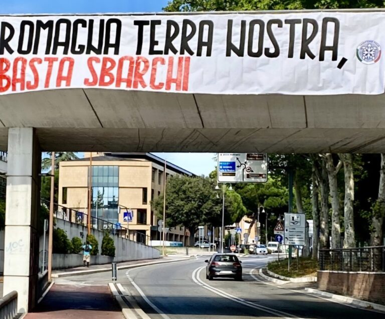 CasaPound di Forlì-Cesena: basta sbarchi di stranieri
