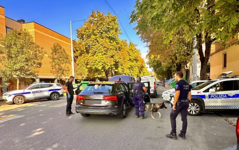 Estate sicura a Bologna, un fermo con sequestro d’auto in Bolognina grazie al cane Grey