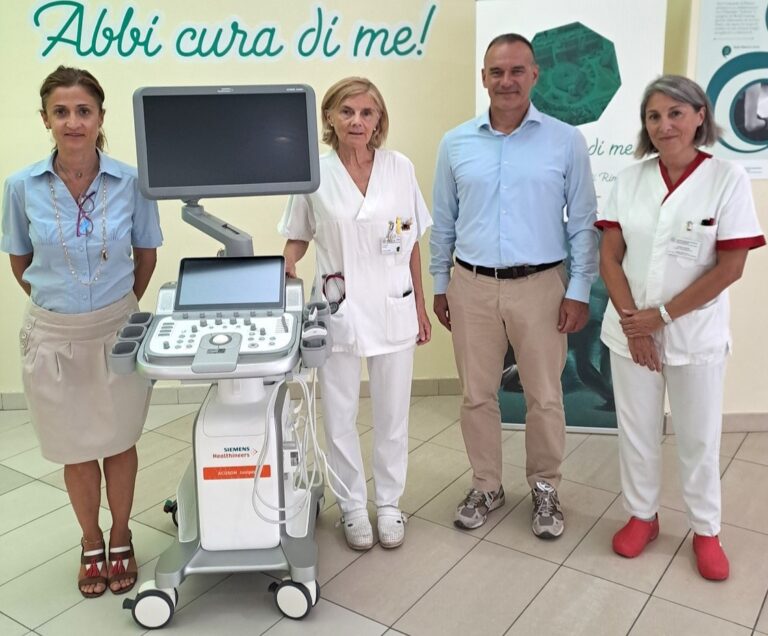 Ospedale di Rimini: IOR dona un nuovo ecografo al reparto di Medicina Interna