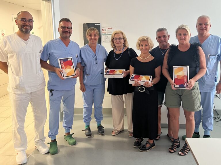 Nuovi tablets in dono al reparto di Anestesia e Rianimazione di Ravenna
