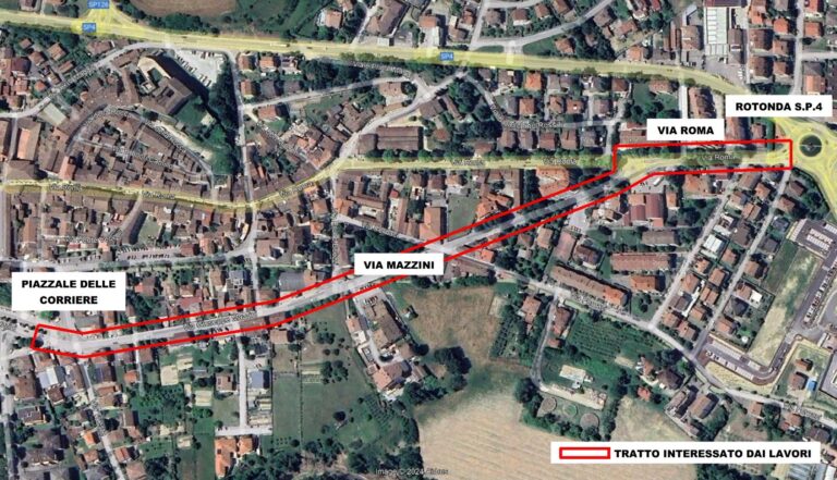 Meldola, al via sistemazione di via Mazzini e di un tratto di via Roma