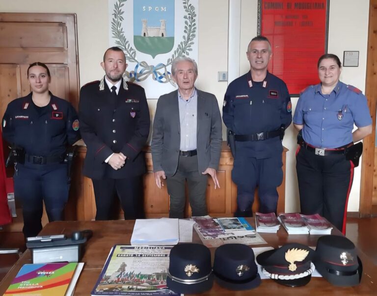 Modigliana, il nuovo Comandante dei Carabinieri forestali ricevuto in municipio