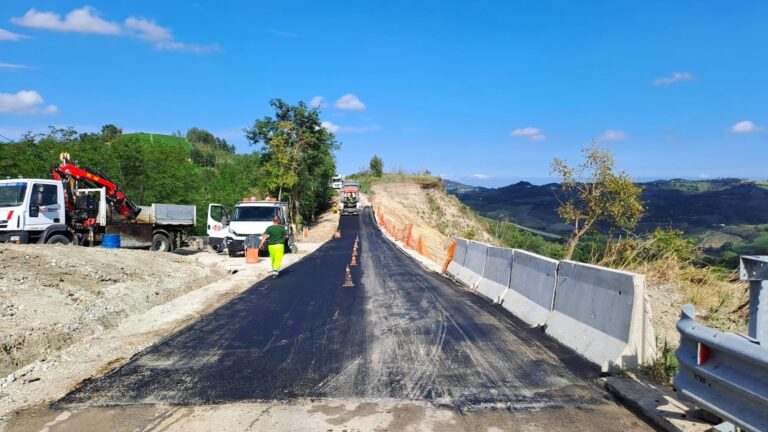 Meldola. Verso la fine la messa in sicurezza di un tratto di strada Palareto-Teodorano