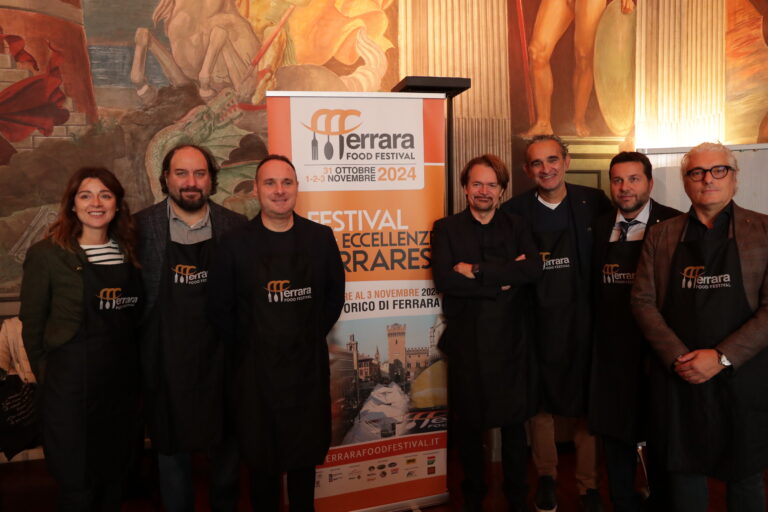 Presentata la 4^ edizione di FerraraFoodFestival, a Vittorio Sgarbi il premio diamante estense