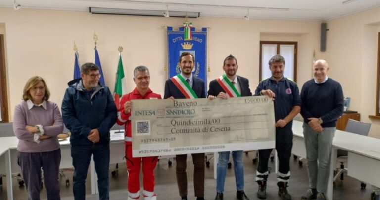 Alluvione 2023, dal Comune piemontese di Baveno  donazione di 15 mila euro destinata al Volley Club Cesena