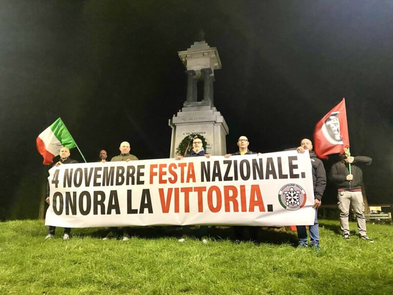 CasaPound Forlì-Cesena  celebra il 4 novembre