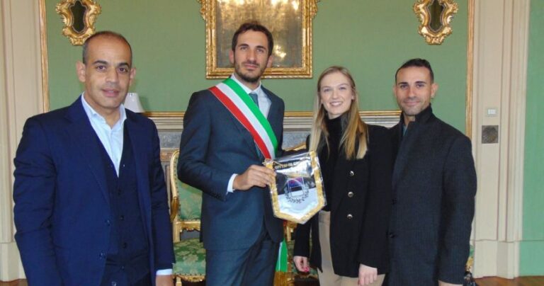Cesena, Lattuca e  Castorri omaggiano i ballerini Arianna Moretti e Omar Ravaioli