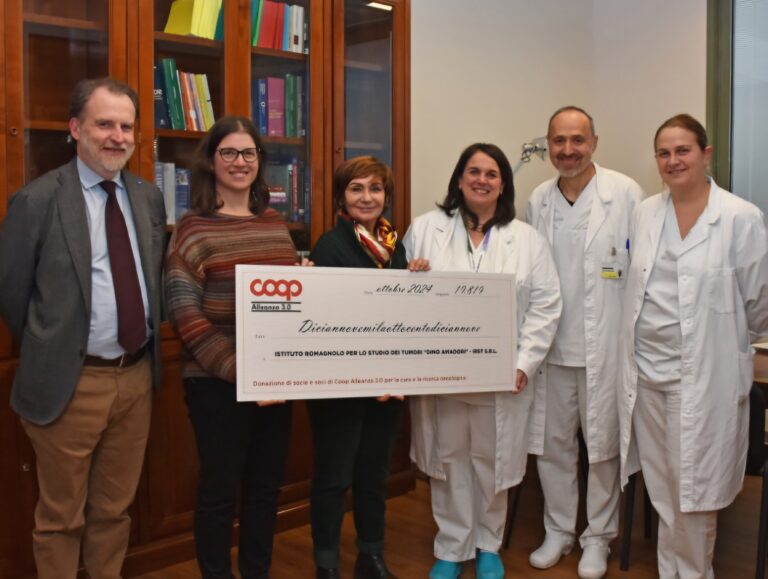Coop Alleanza 3.0 e la ricerca Irst di Meldola: donati 20mila euro per studi su nuove immunoterapie