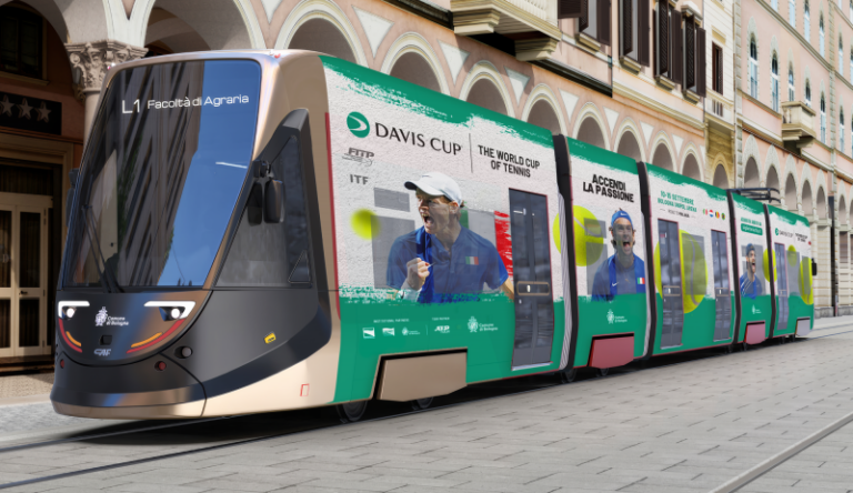 Il nuovo tram di Bologna potrà essere personalizzato in occasione di grandi eventi