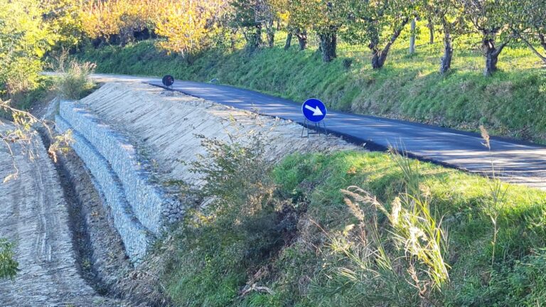 Meldola. In fase di completamento primo stralcio lavori messa in sicurezza Strada Bagnolo