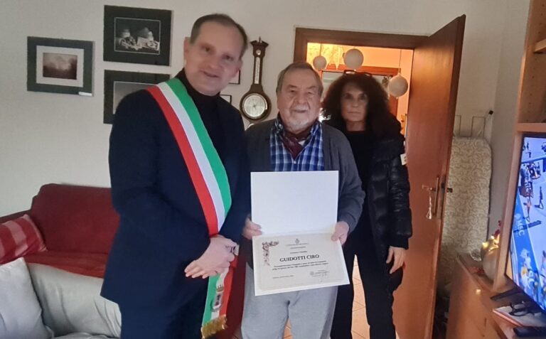 Meldola: festeggiate 100 candeline per il concittadino Guidotti Ciro